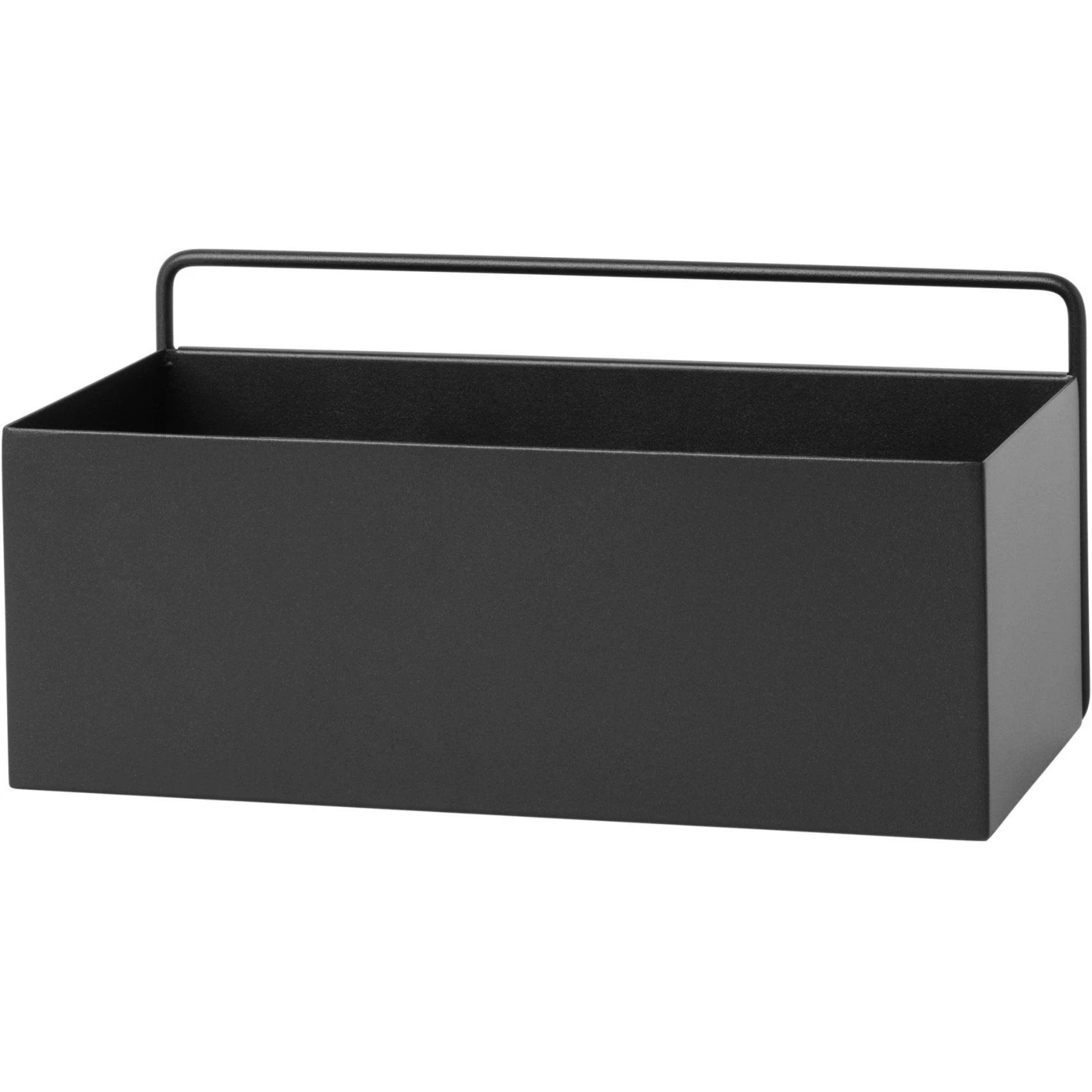 Rectangle Wall Box in Black — view 1