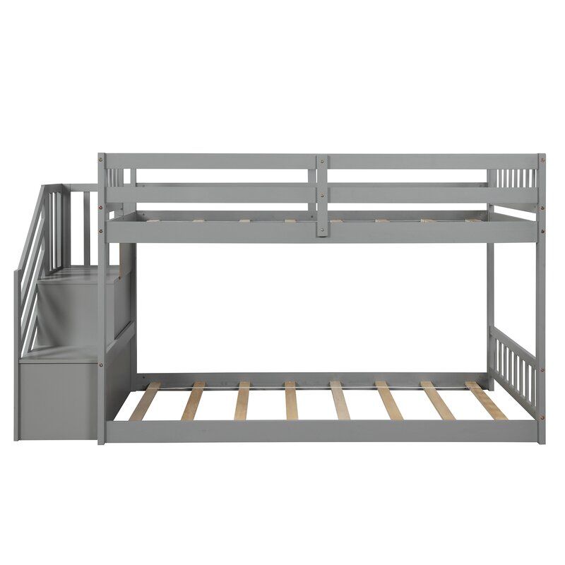 Pols Twin over Twin Bed with Shelf thumbnail 2