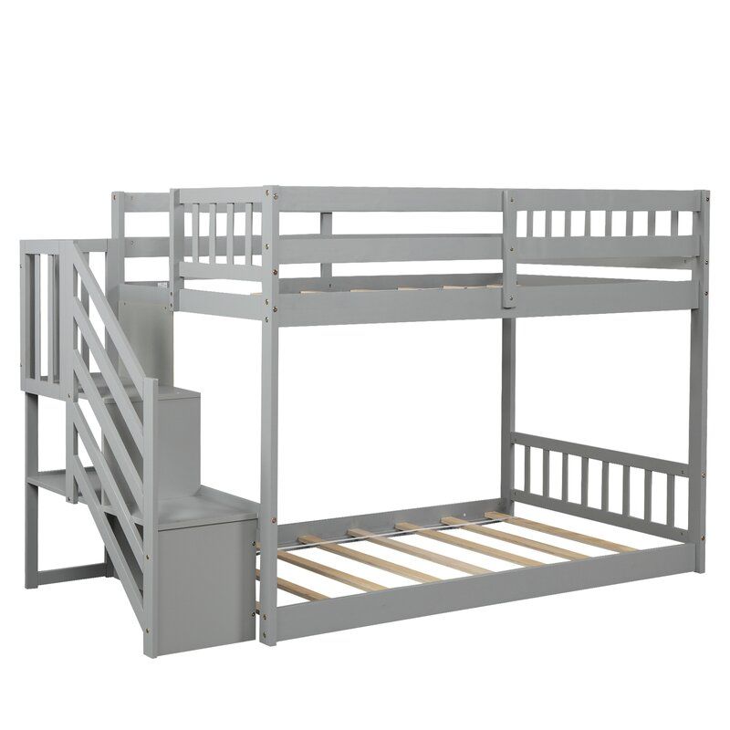 Pols Twin over Twin Bed with Shelf thumbnail 4