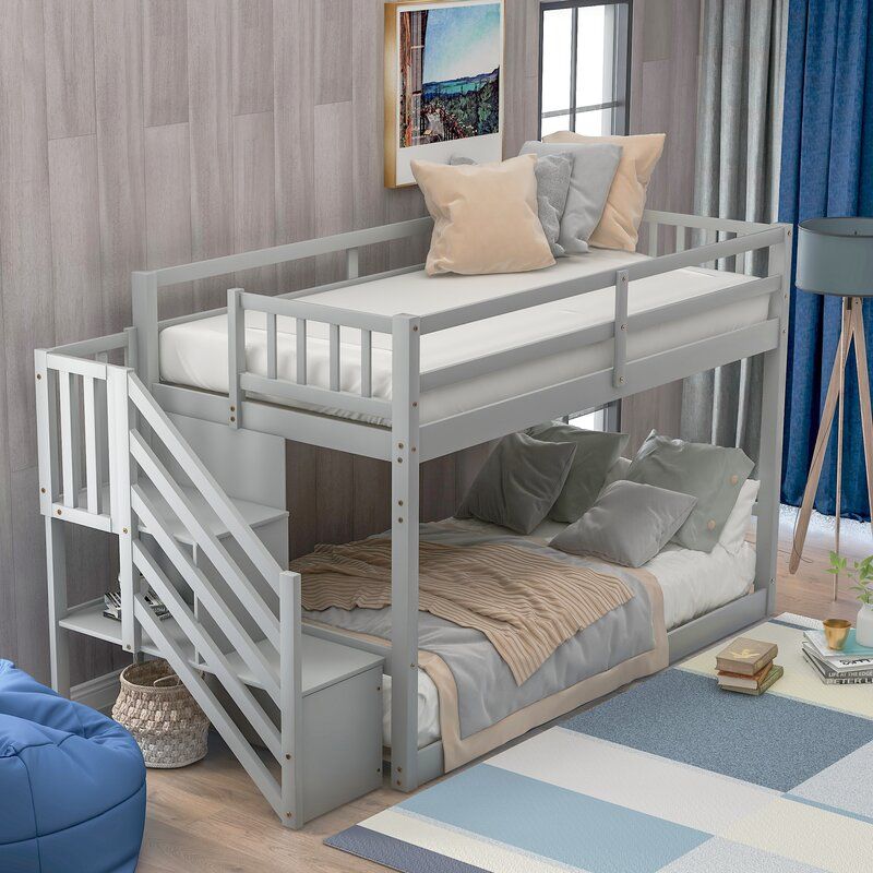 Pols Twin over Twin Bed with Shelf thumbnail 5