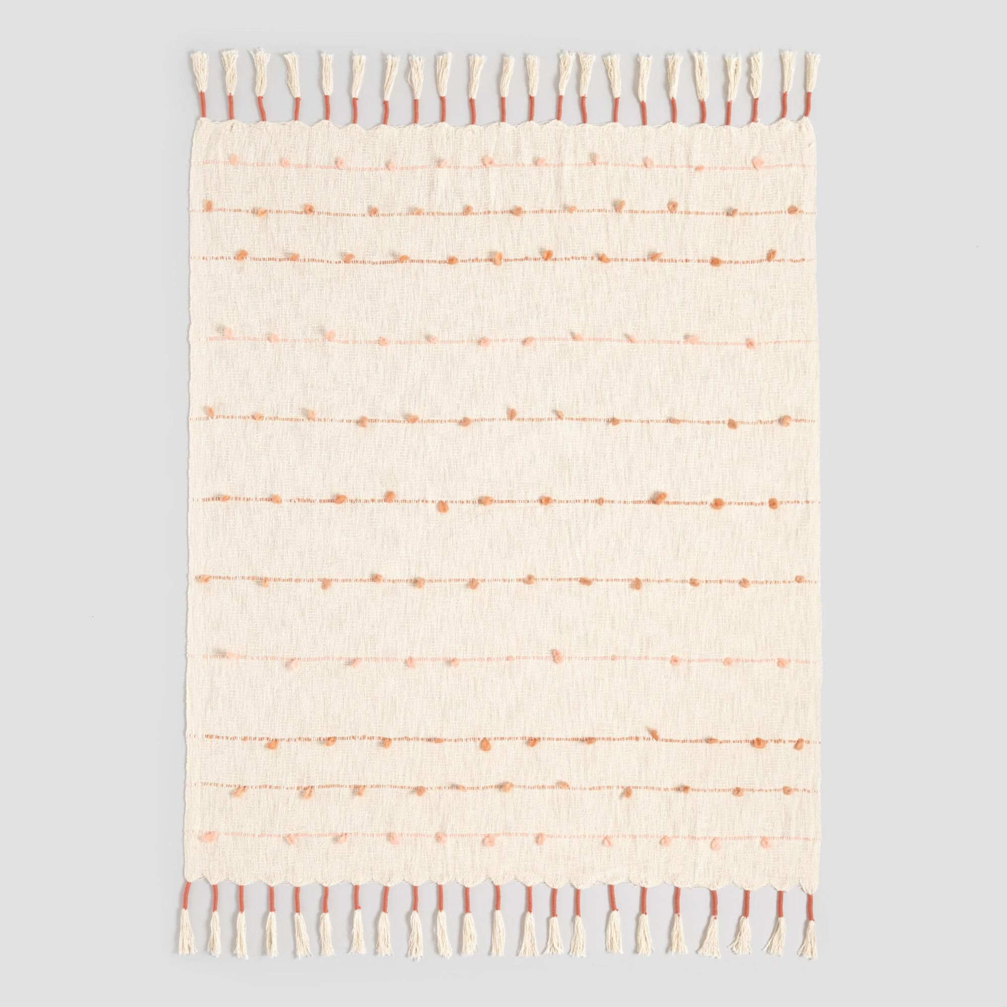 Warm Tassel Aria Throw Blanket — view 1