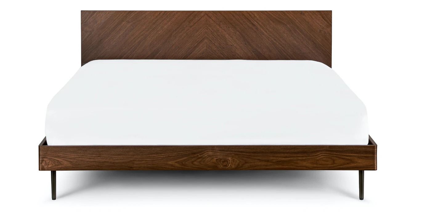 Nera Walnut Bed-King thumbnail 3