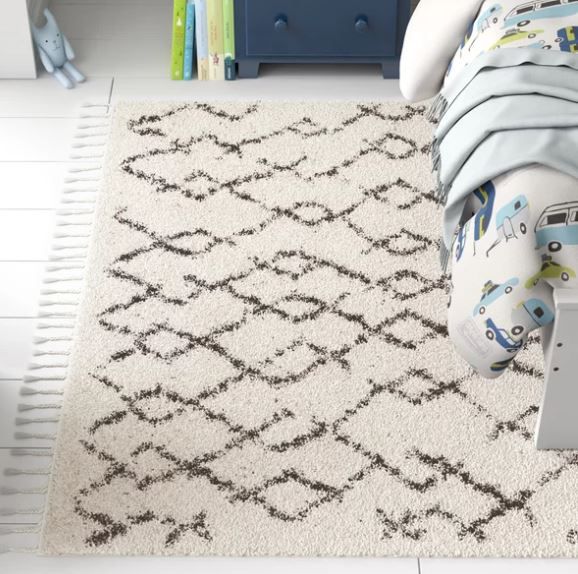 Joaquin Power Loom Cream Charcoal Rug thumbnail 2