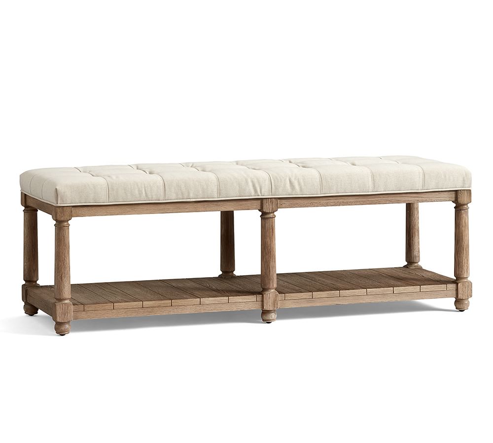 Berlin Tufted Bench thumbnail 2