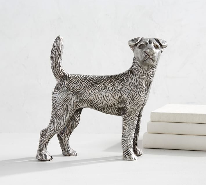 Silver Dog Object, Small — view 1