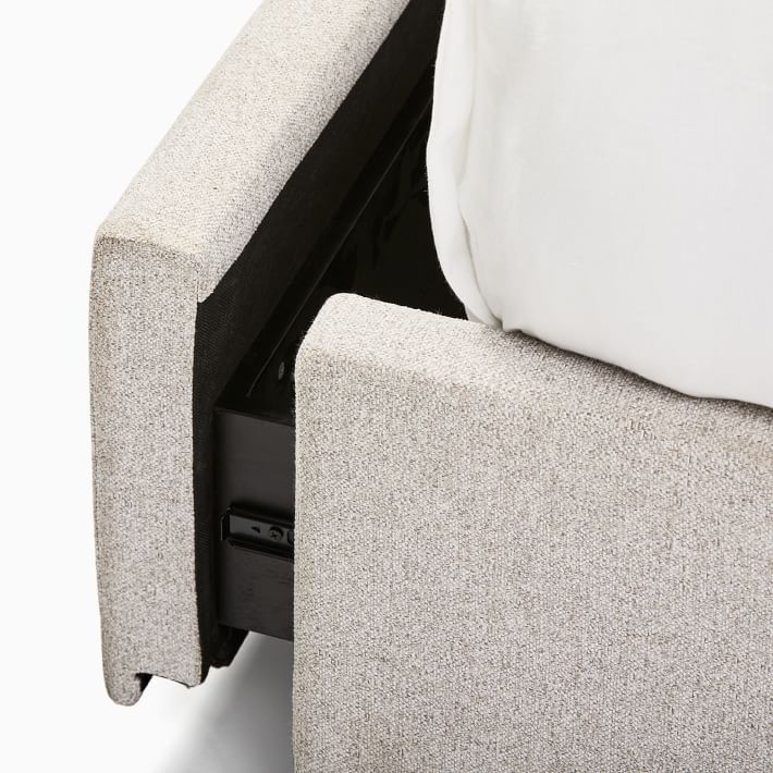 Grid Tufted Storage Bed-King thumbnail 7