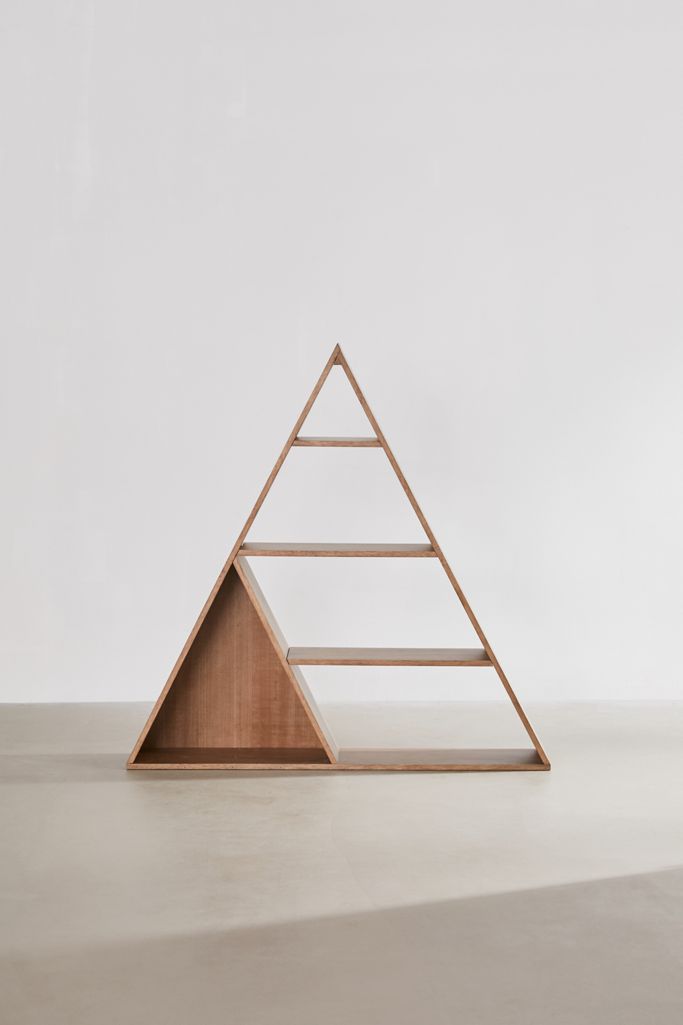 Triangle Bookshelf — view 1