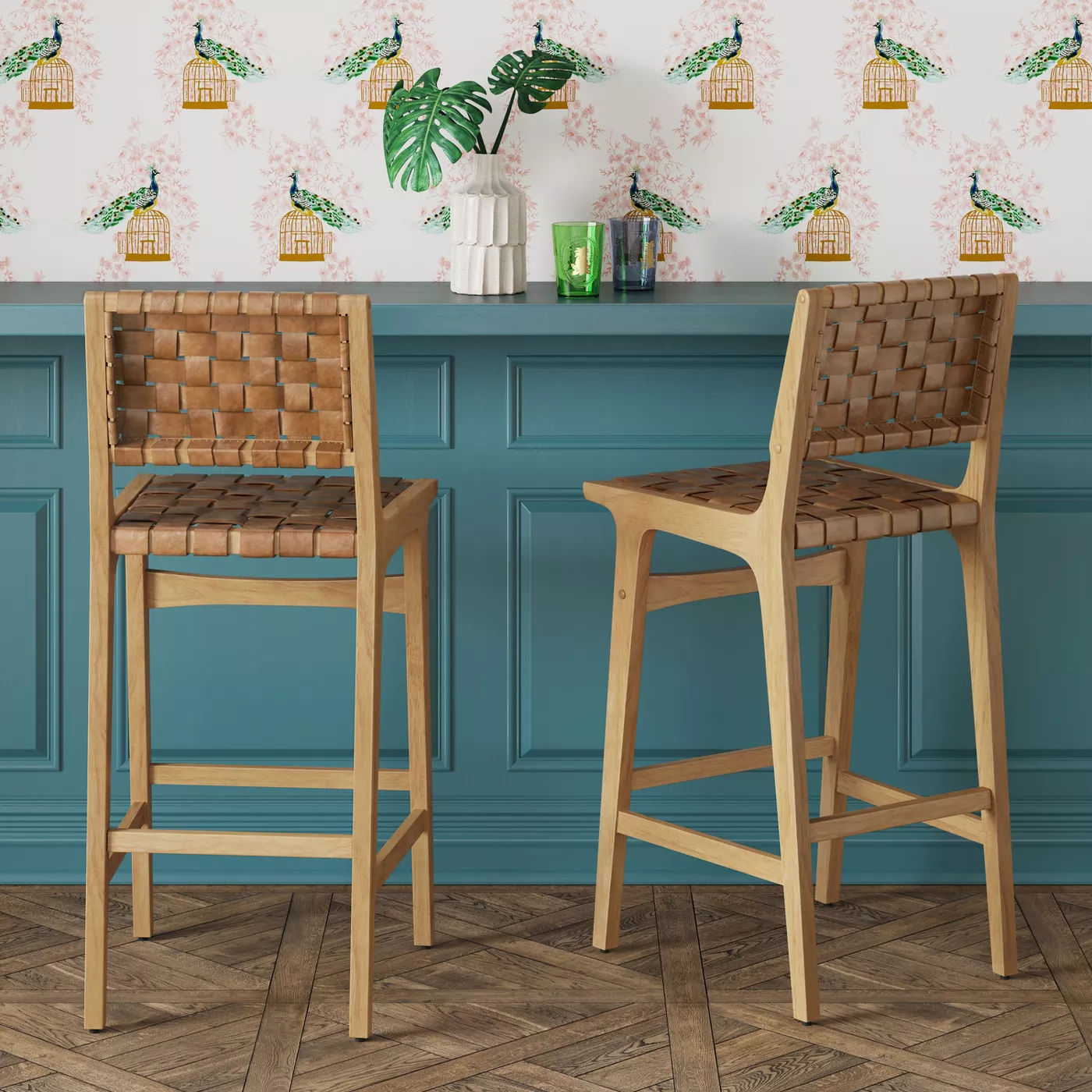 Ceylon Woven Barstool - Opalhouse™ thumbnail 4