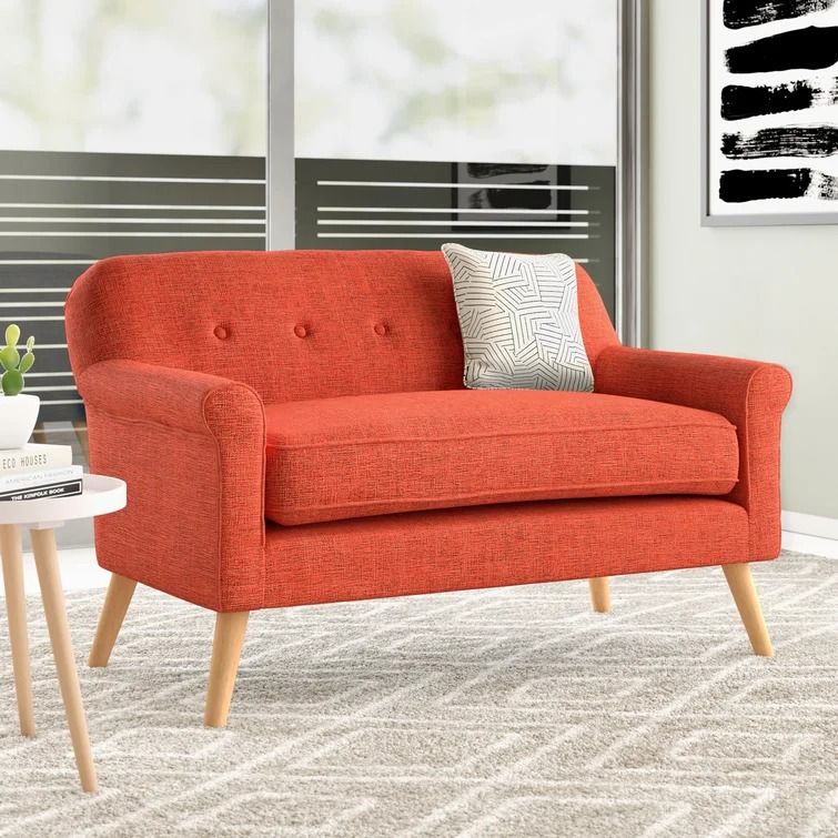 Calvillo Standard Flared Arm Loveseat thumbnail 2