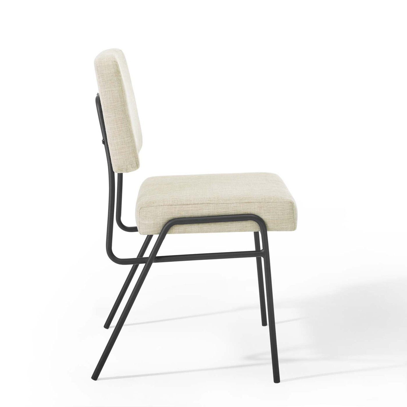 Raf Fabric Dining Chair - Beige thumbnail 2