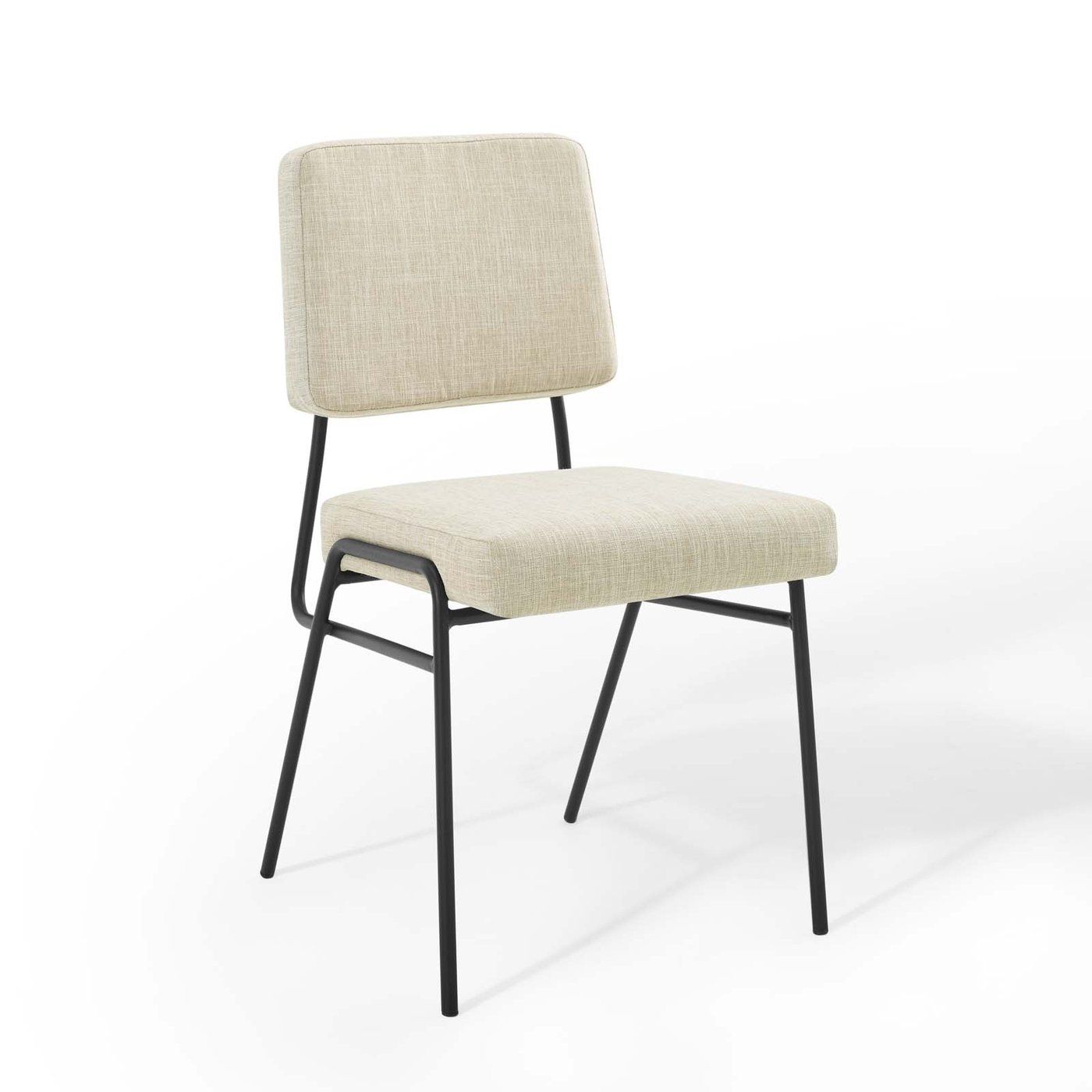 Raf Fabric Dining Chair - Beige thumbnail 3
