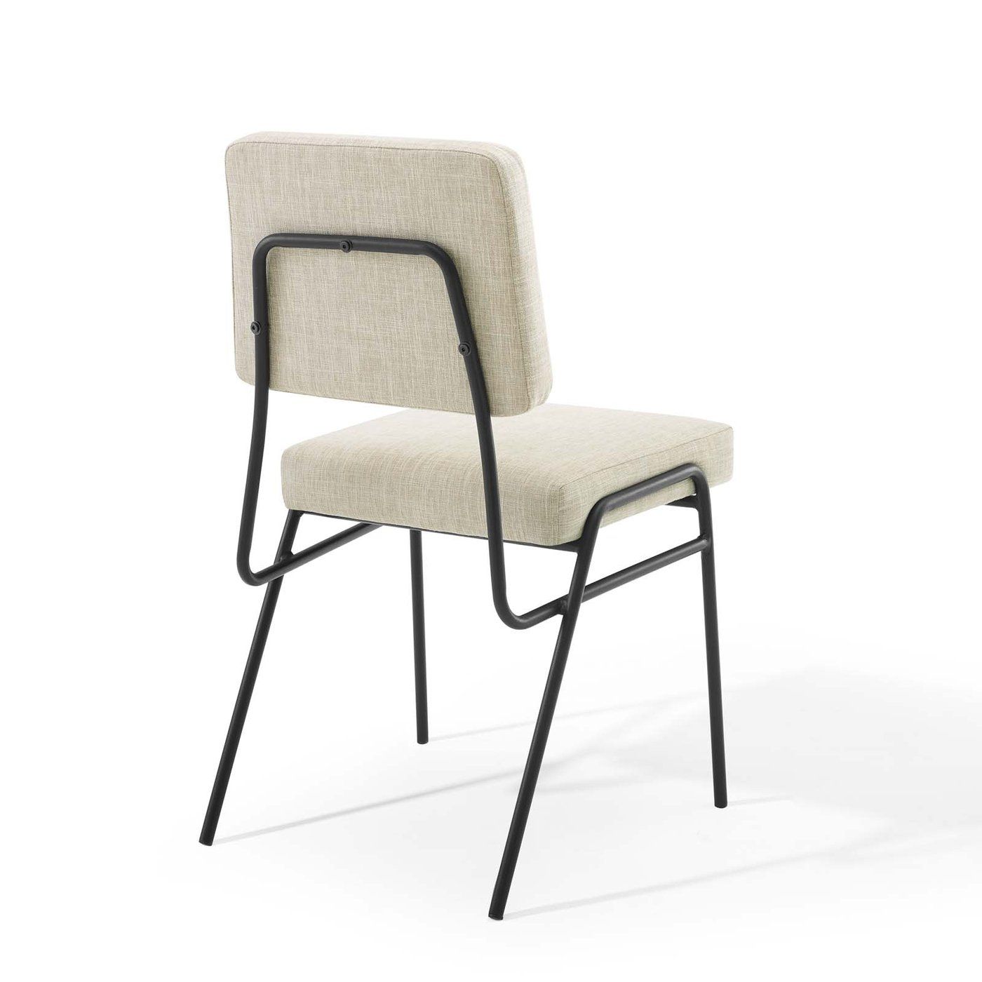 Raf Fabric Dining Chair - Beige thumbnail 4