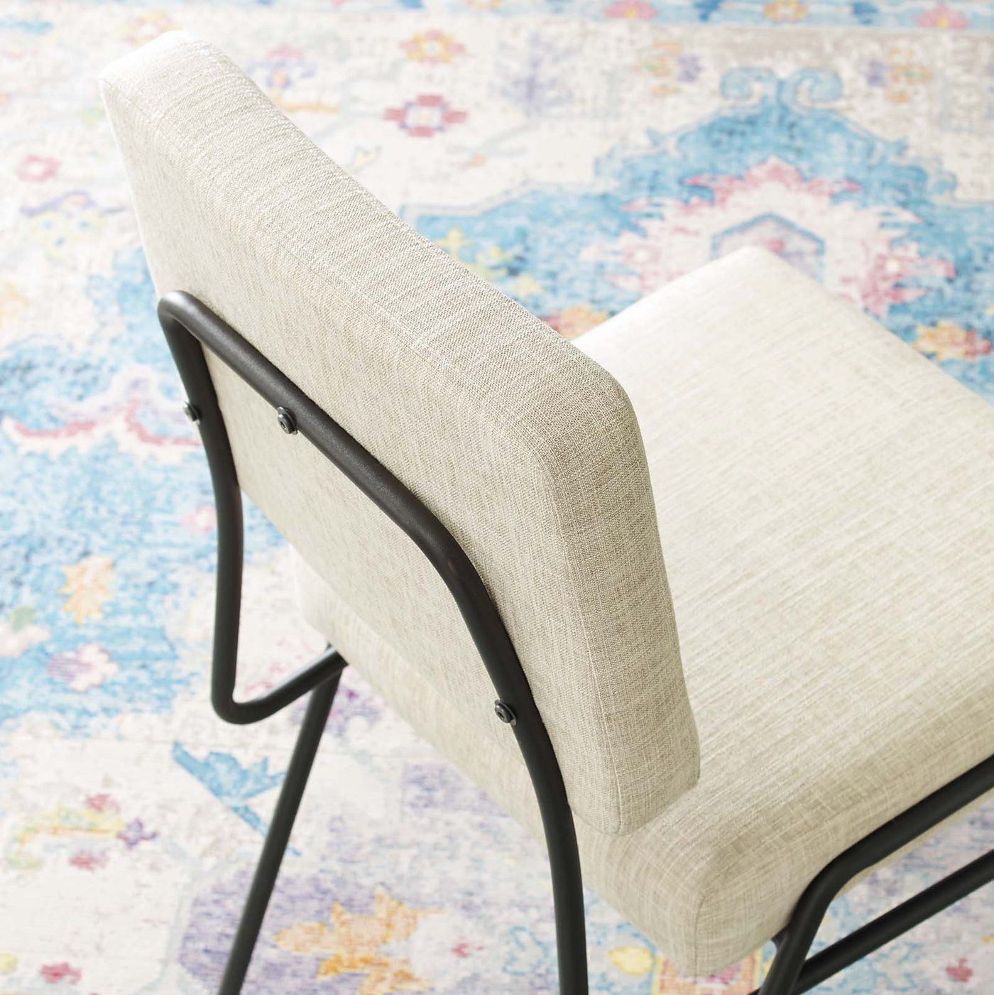 Raf Fabric Dining Chair - Beige thumbnail 6