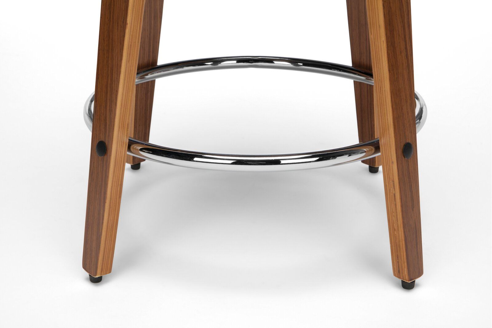 Lacayo Mid Century Modern Low Back Bentwood Frame Swivel Bar Stool thumbnail 6