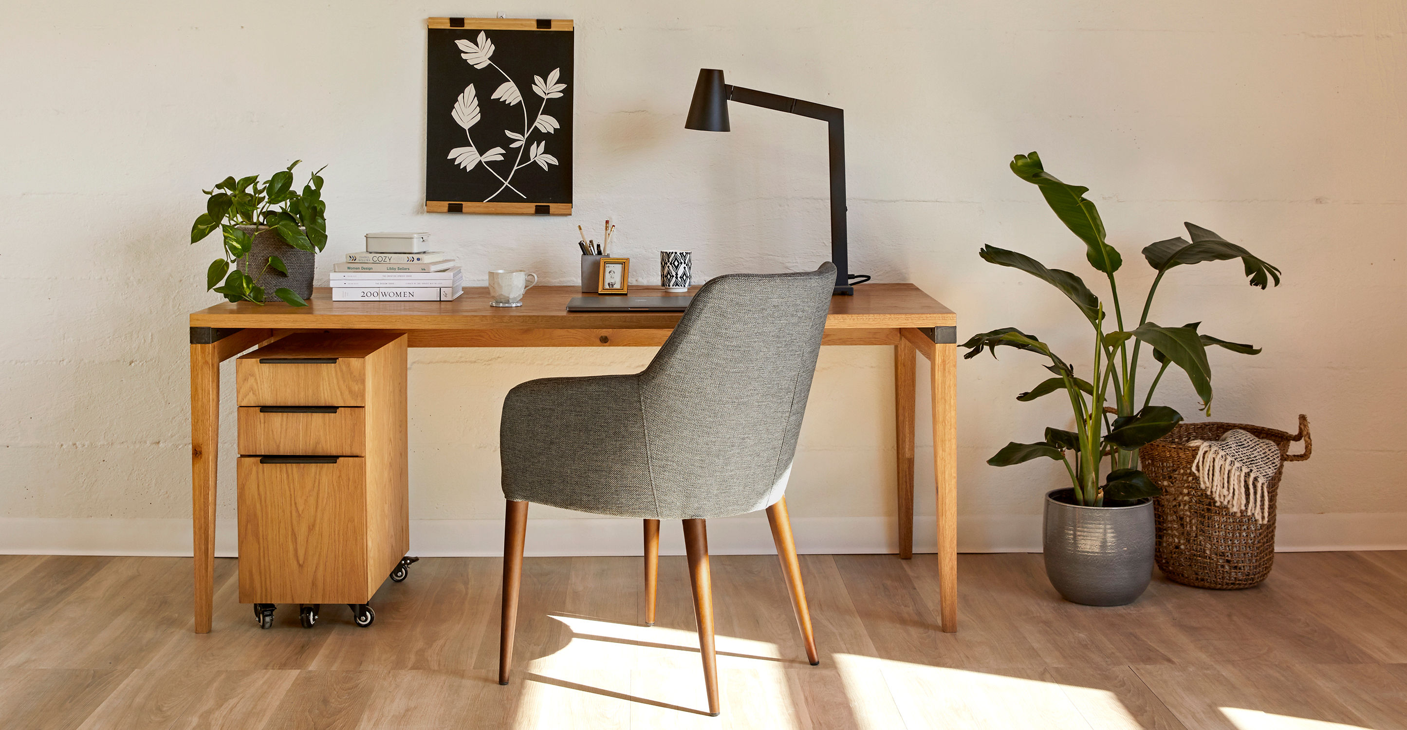 Madera Oak 71" Desk thumbnail 9
