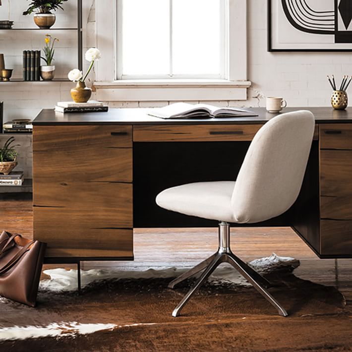 Natural Wood Desk thumbnail 2