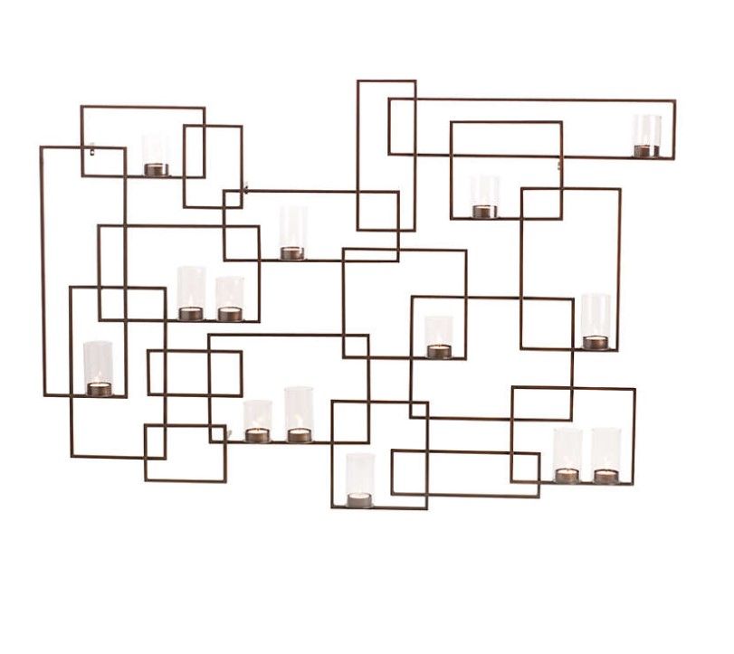 Circuit Metal Wall Candle Holder thumbnail 3