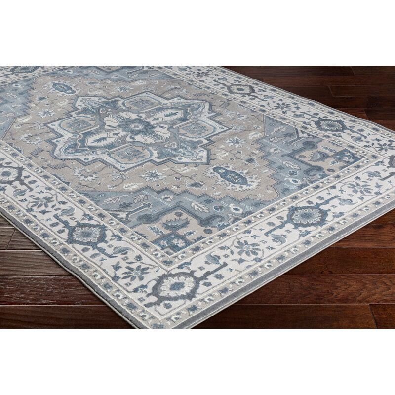 Orsi Blue Gray Area Rug thumbnail 2