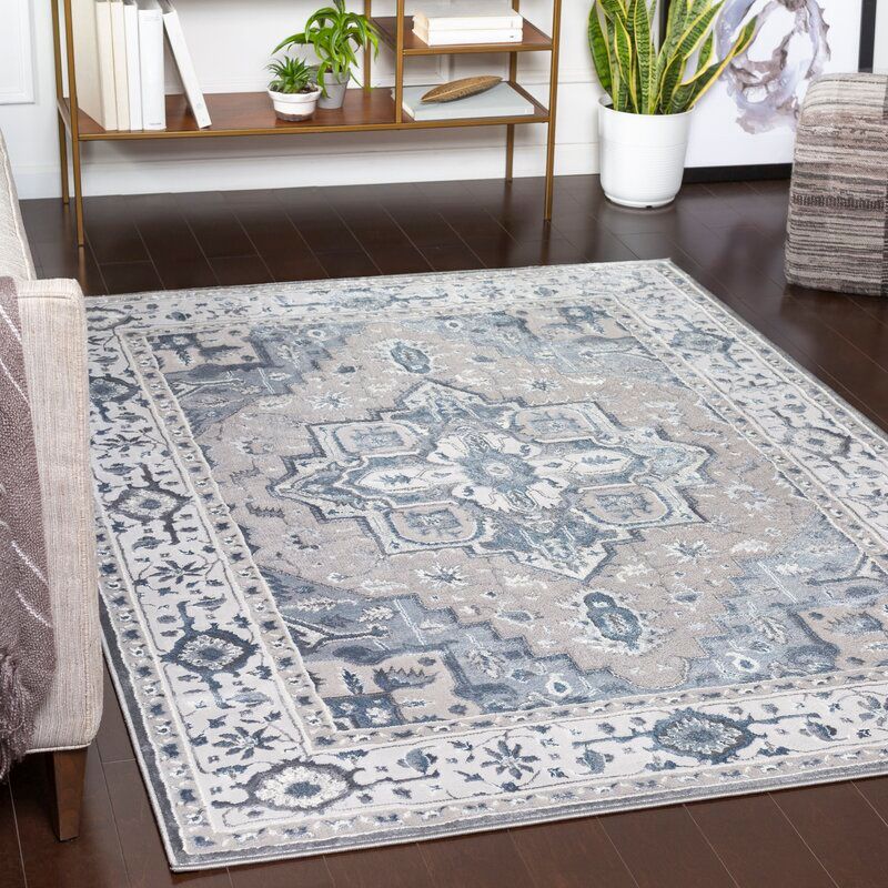 Orsi Blue Gray Area Rug thumbnail 3