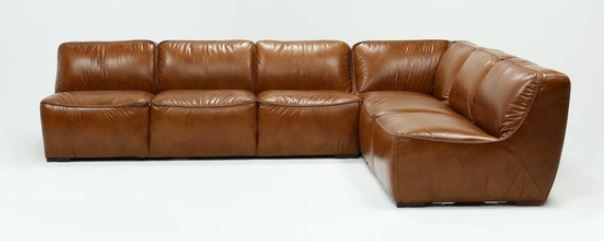 Burton Leather 3 Piece Sectional thumbnail 2