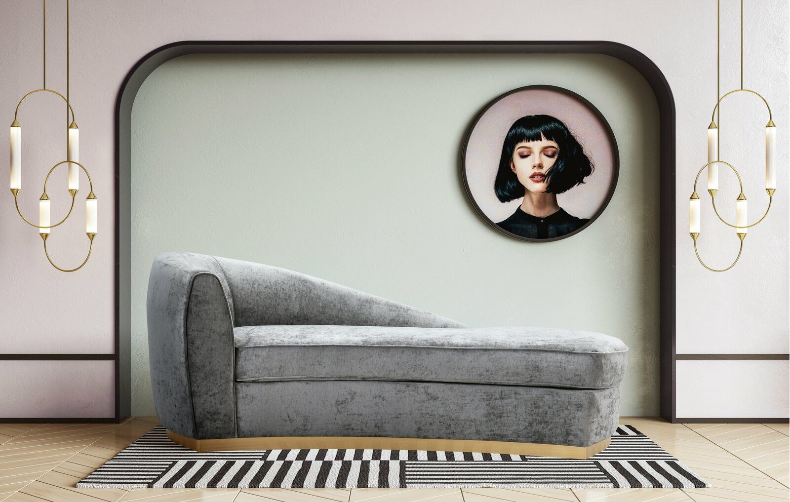 Saldana Chaise Lounge thumbnail 5