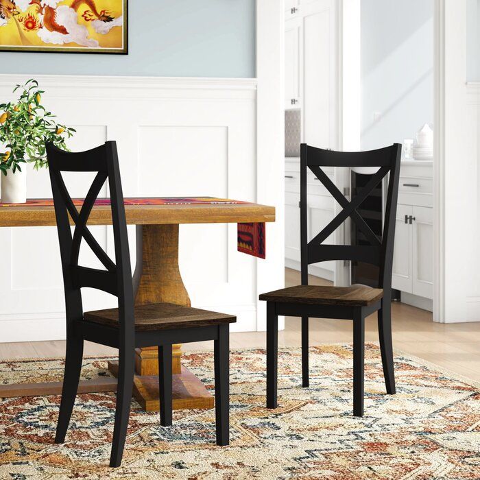 Landrum Solid Wood Dining Chair - Set of 2 thumbnail 3