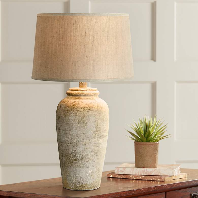 Lechee Sand Stone Table Lamp thumbnail 2