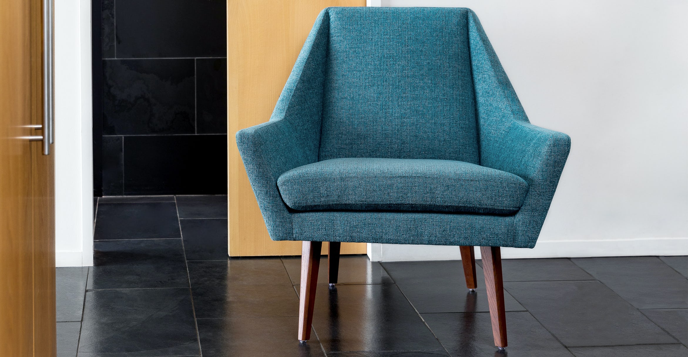 Angle Andaman Blue Chair thumbnail 7