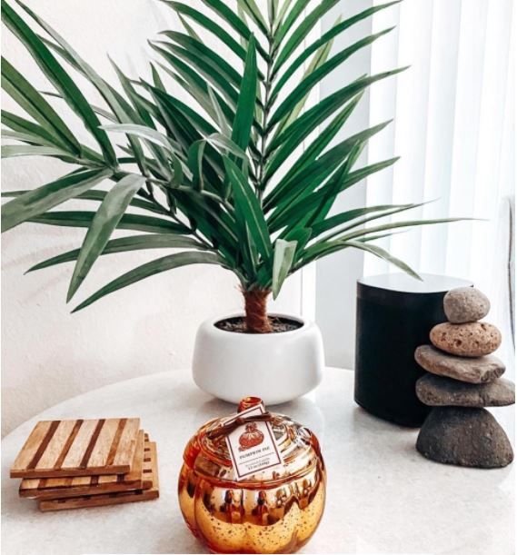 Artificial Potted Palm Green thumbnail 4