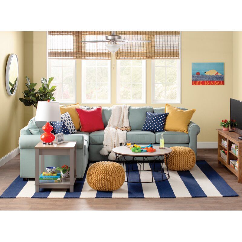 Claro Striped Handmade Area Rug-8'x10' thumbnail 3
