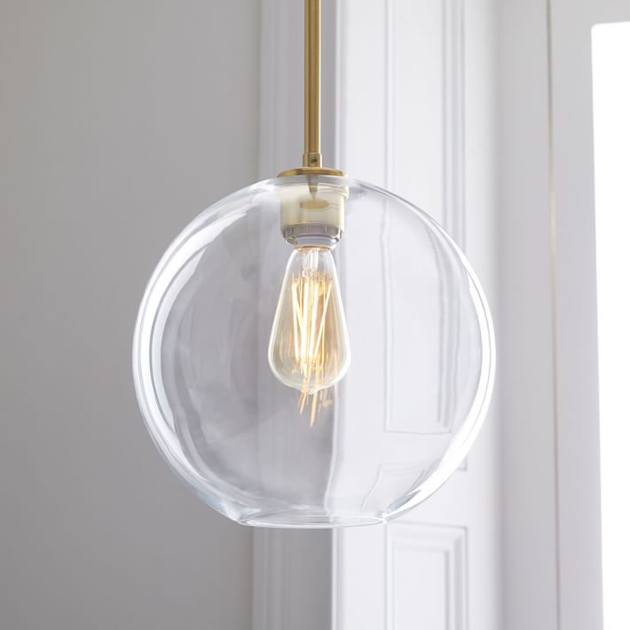 Sculptural Glass Globe Pendant thumbnail 2
