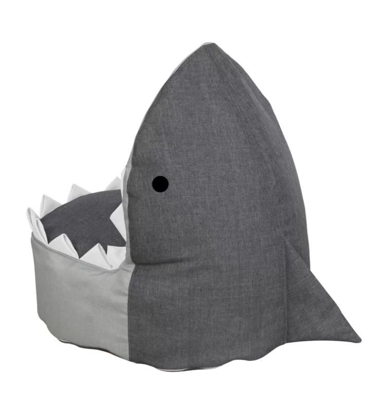 Sharky the Shark Kids Small Bean Bag Chair thumbnail 3