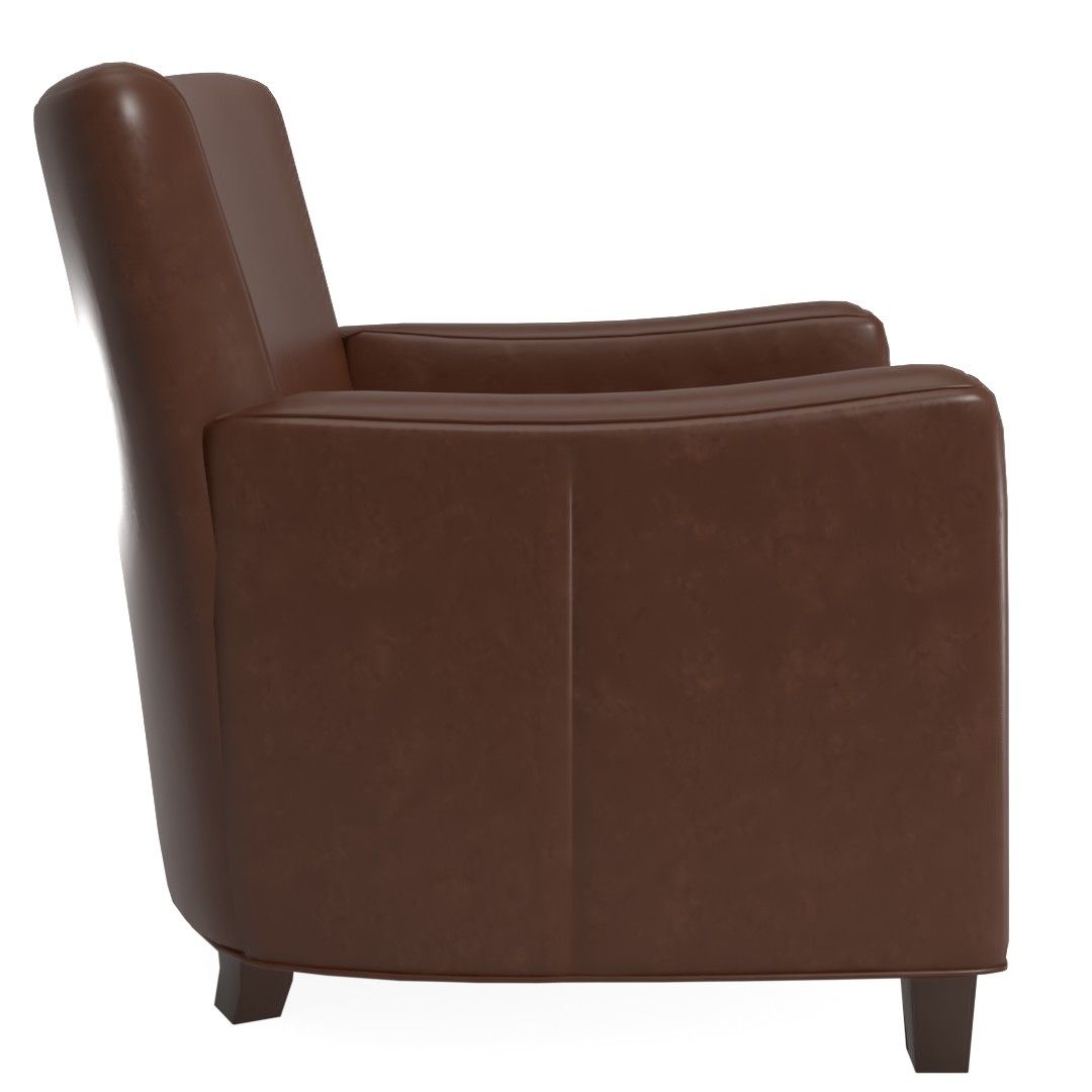 Irving Square Arm Leather Armchair thumbnail 2