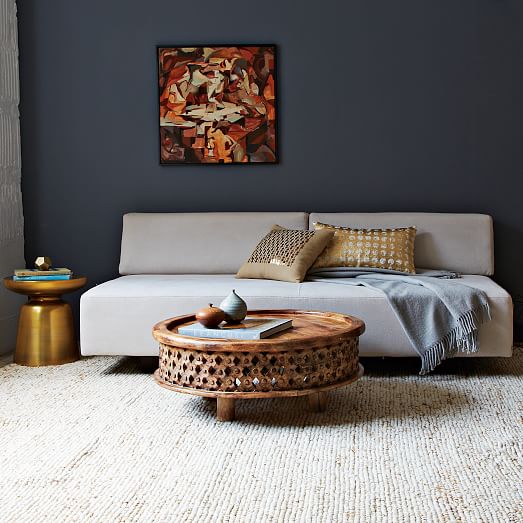 Carved Wood Coffee Table thumbnail 5