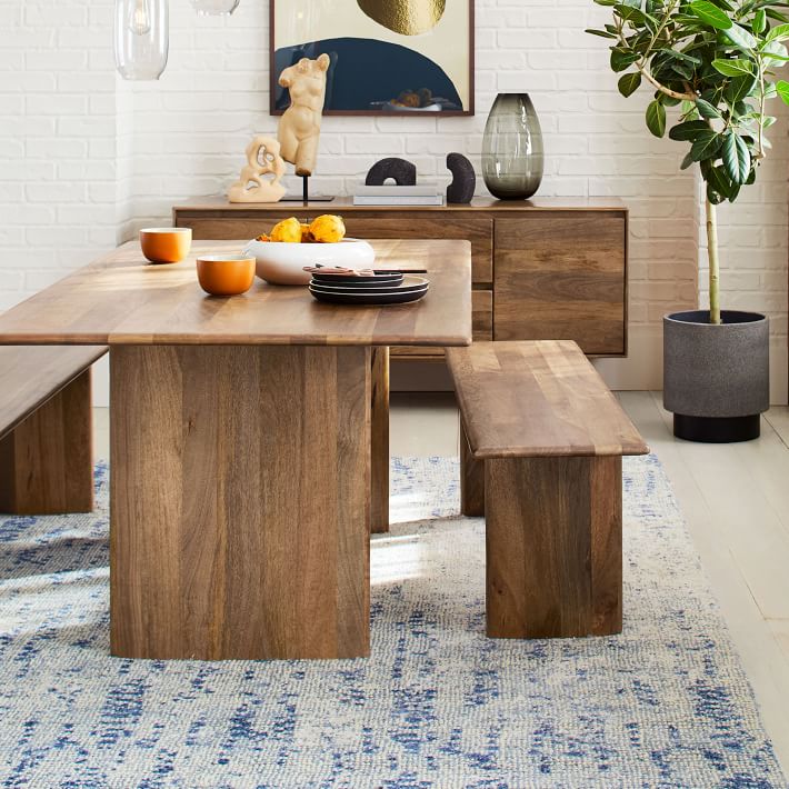 Anton Solid Wood Dining Bench thumbnail 3
