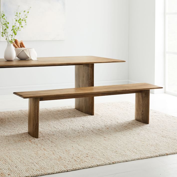 Anton Solid Wood Dining Bench thumbnail 4