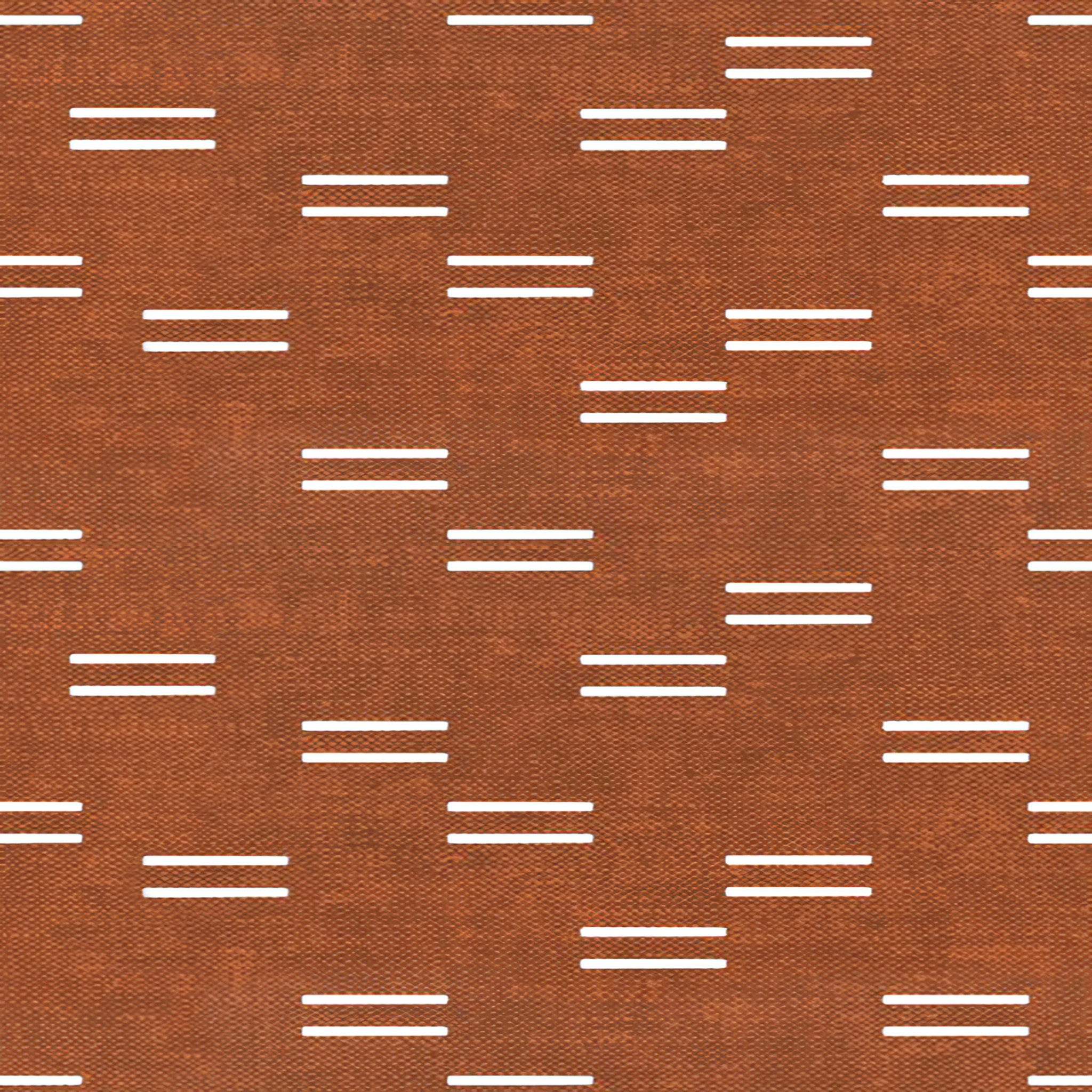 Double Dash Burnt Orange Throw Pillow With Insert-18"x18" thumbnail 2