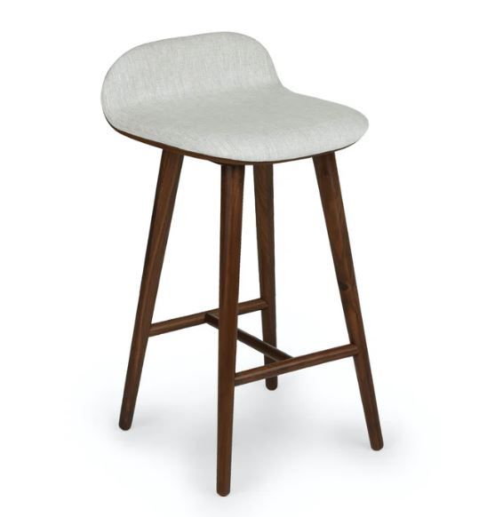 Sede Mist Gray Walnut Counter Stool thumbnail 3