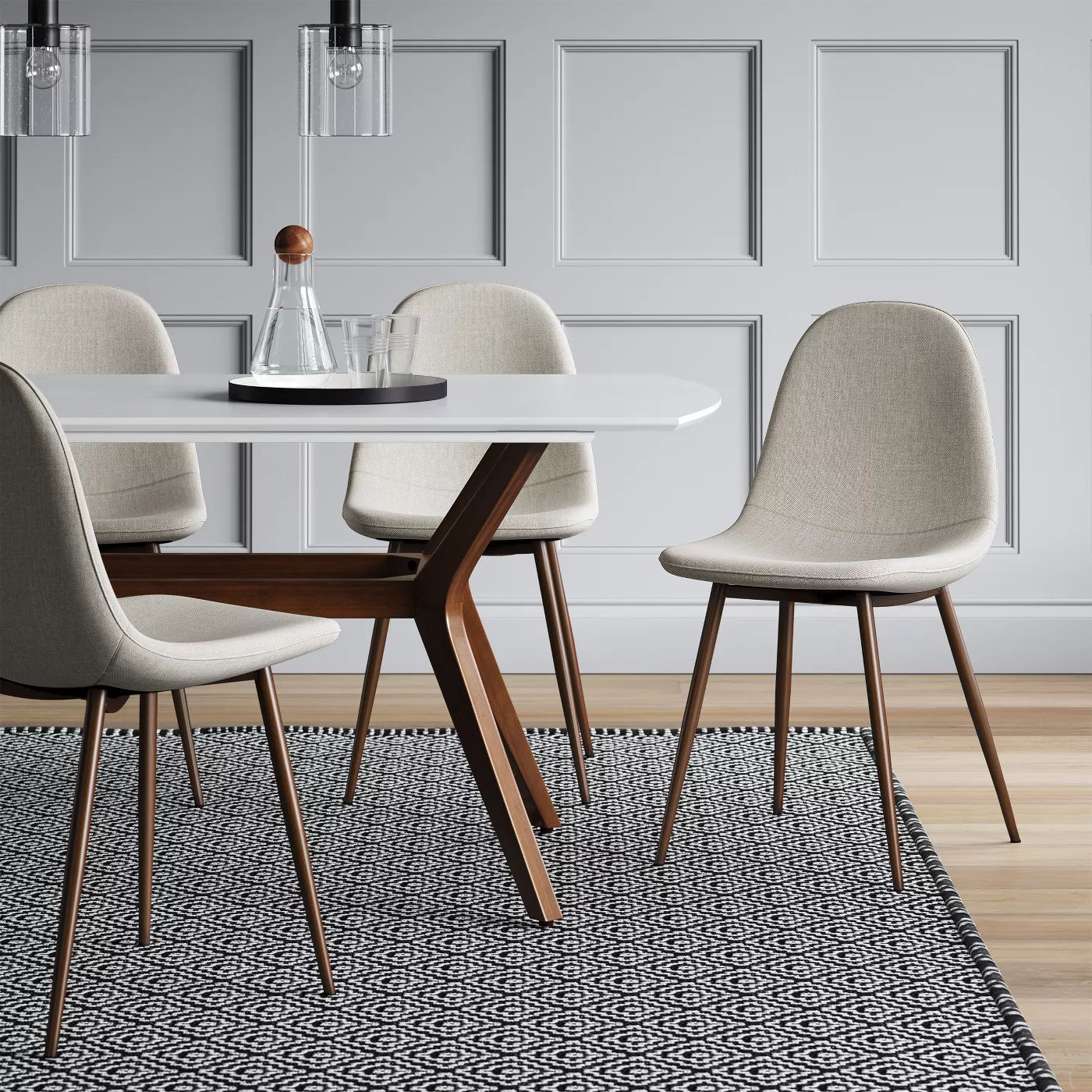 2pc Copley Upholstered Dining Chair thumbnail 4