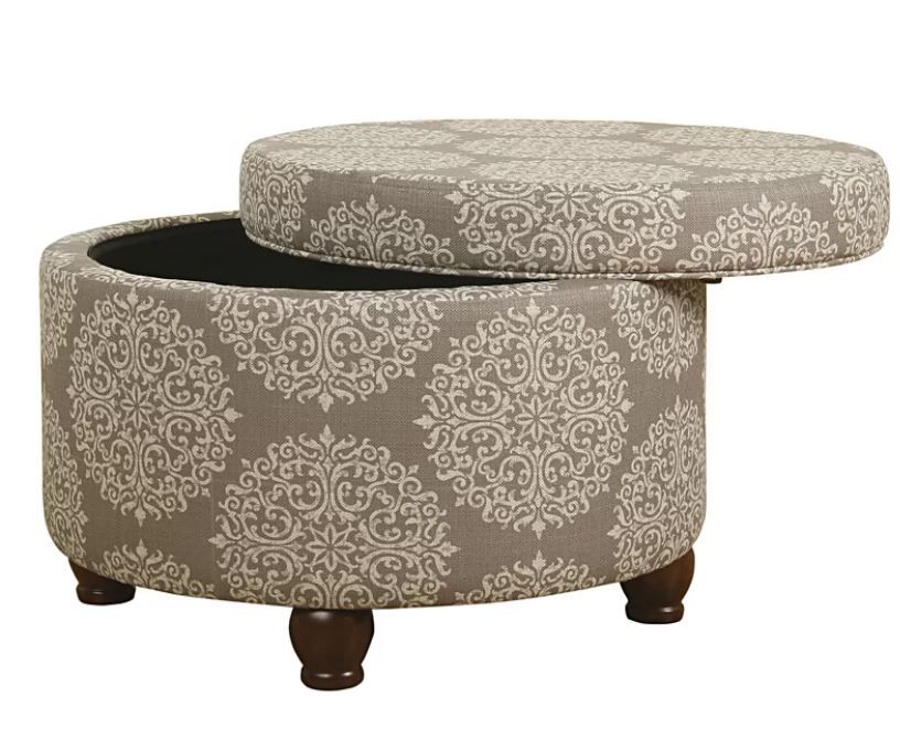 Denning Medallion Storage Ottoman thumbnail 2