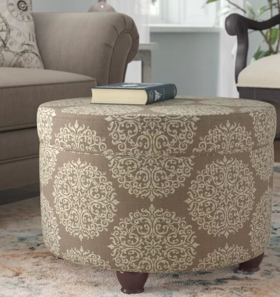 Denning Medallion Storage Ottoman thumbnail 3