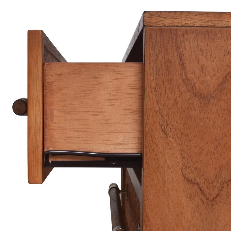 Sophia Drawer Solid Wood Nightstand thumbnail 2