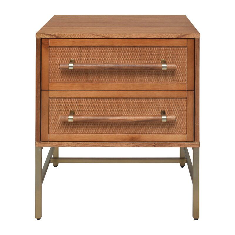 Sophia Drawer Solid Wood Nightstand thumbnail 3