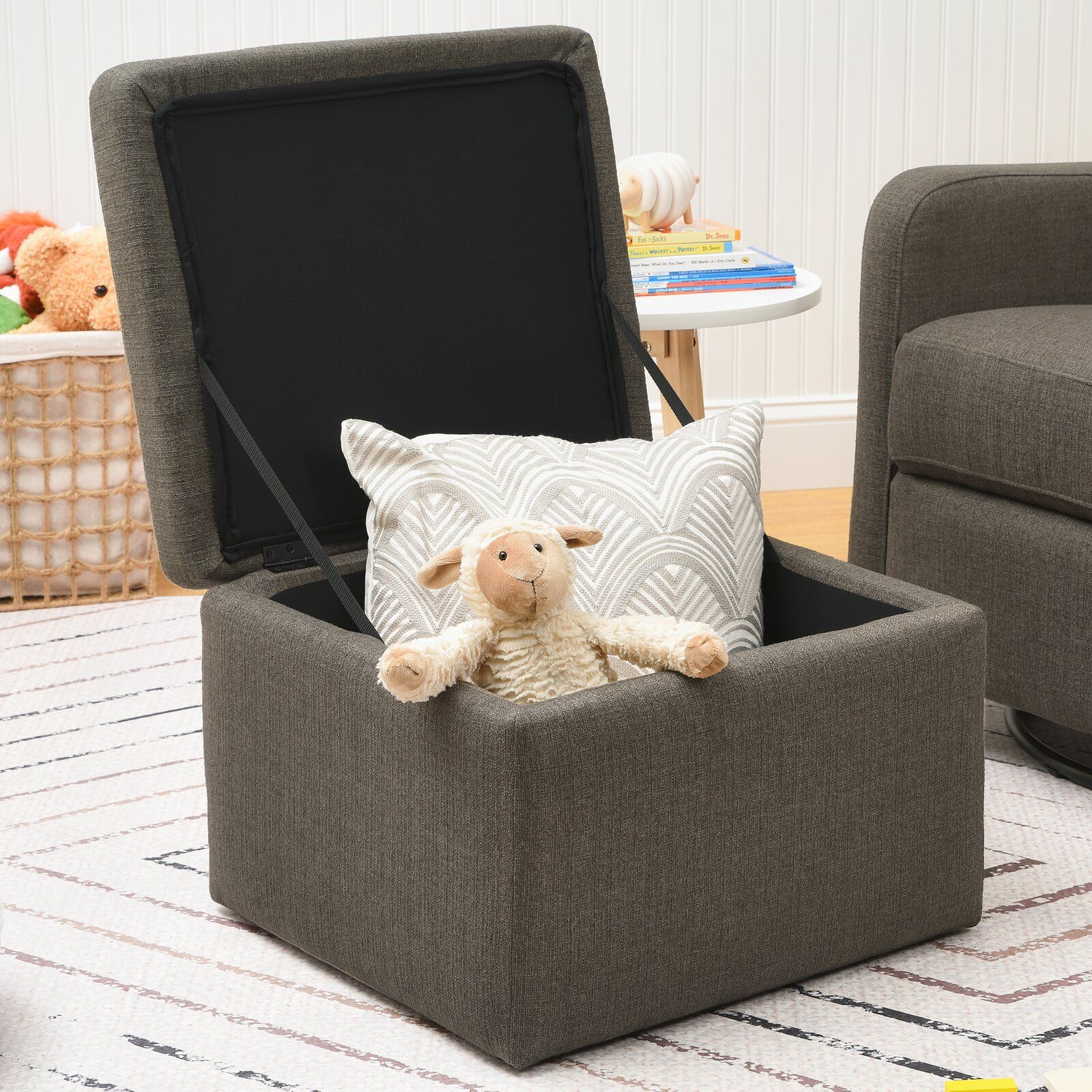 Adrian Swivel Ottoman thumbnail 2
