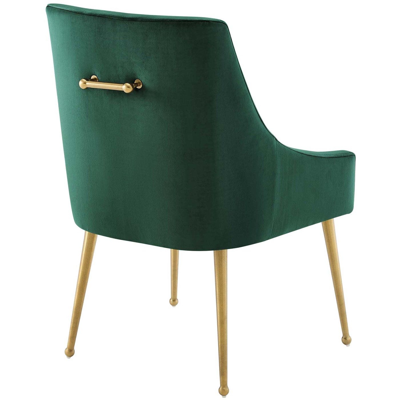 Discern Upholstered Performance Velvet Dining Chair thumbnail 4