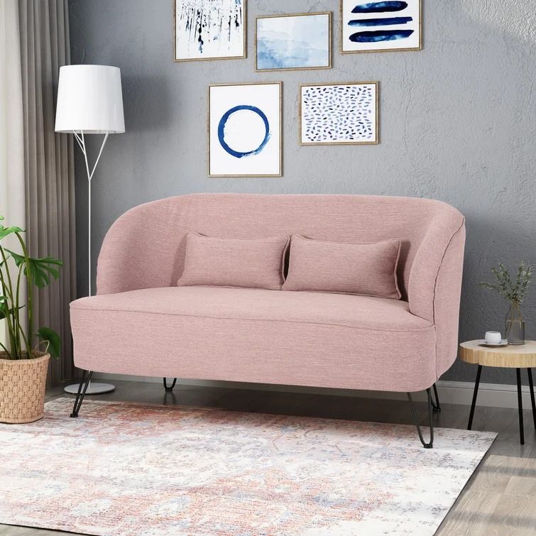 Cheeky Recessed Arm Loveseat thumbnail 2