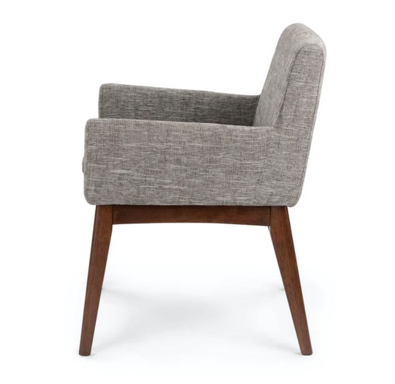 Chanel Volcanic Gray Dining Armchair Set Of 2 thumbnail 2
