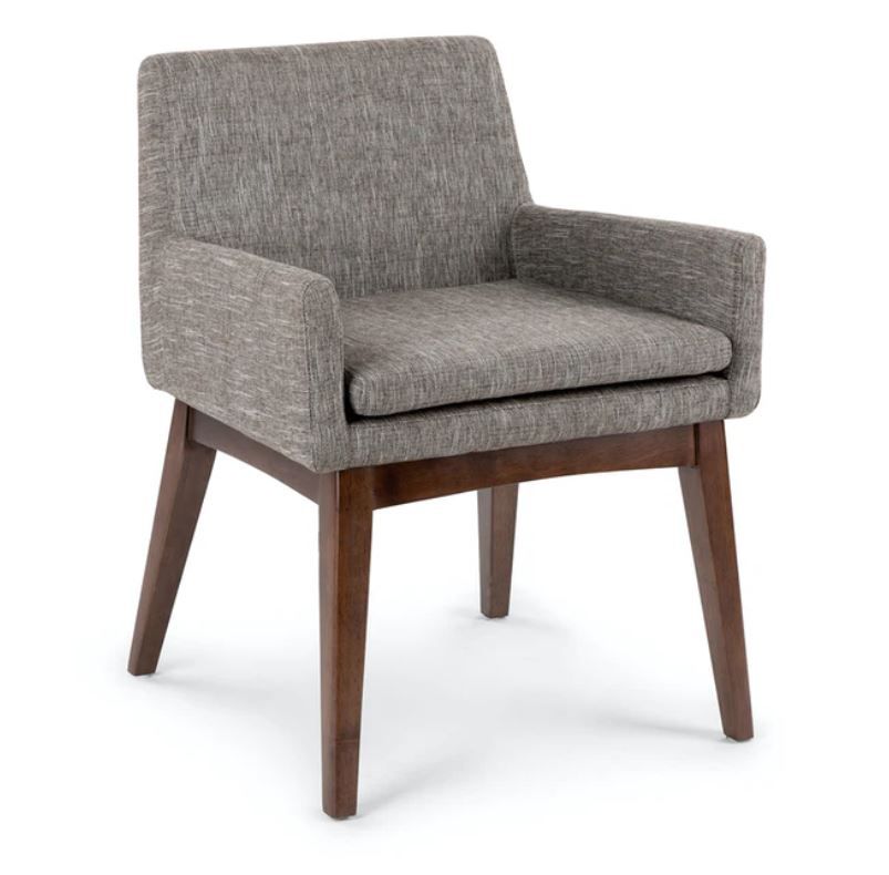 Chanel Volcanic Gray Dining Armchair Set Of 2 thumbnail 3