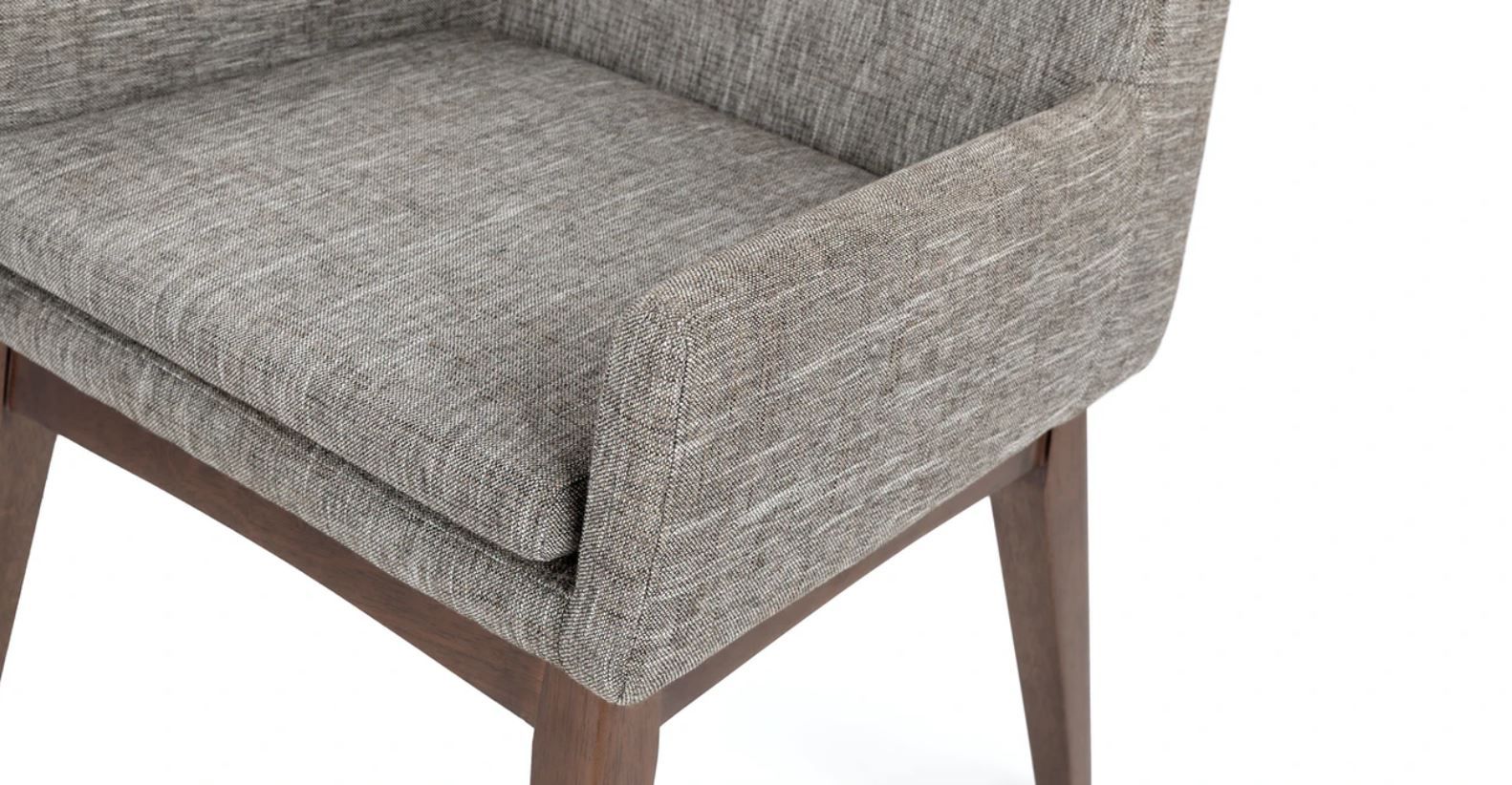 Chanel Volcanic Gray Dining Armchair Set Of 2 thumbnail 5