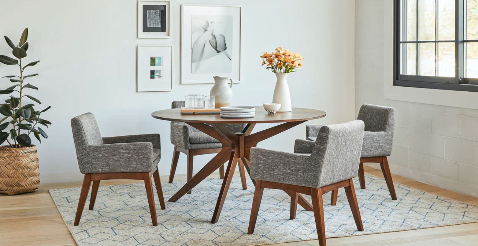 Chanel Volcanic Gray Dining Armchair Set Of 2 thumbnail 7